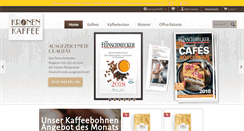 Desktop Screenshot of kronenkaffee.de